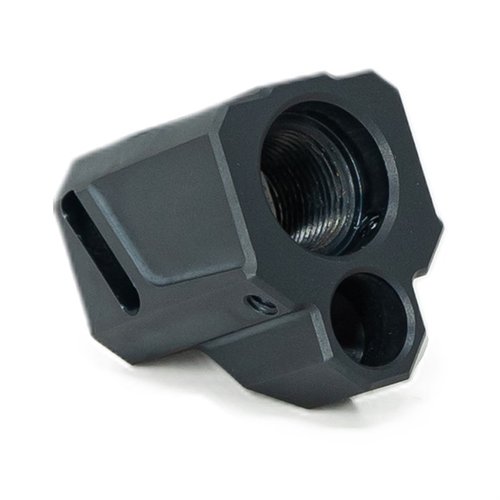 Verbessere deinen Schuss mit dem EXOS Pistol Compensator für Glock! ✨ Reduziere Rückstoß und steigere die Konsistenz. Ideal für Glock Gen 3.