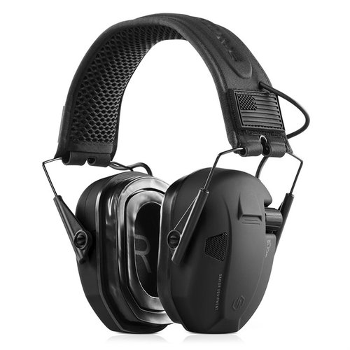 Entdecke die Apollo Electronic Sound Suppressors von Savior Equipment! 🎧 Mit 24 dB Geräuschreduzierung und coolem Design für deinen Komfort.