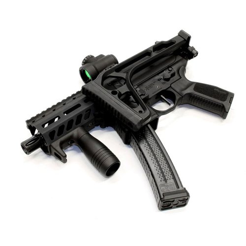 Entdecke den modularen vertikalen Griff mit integriertem Handstop! 🔥 Ideal für AR-15, vielseitig und robust für deine Ausrüstung.