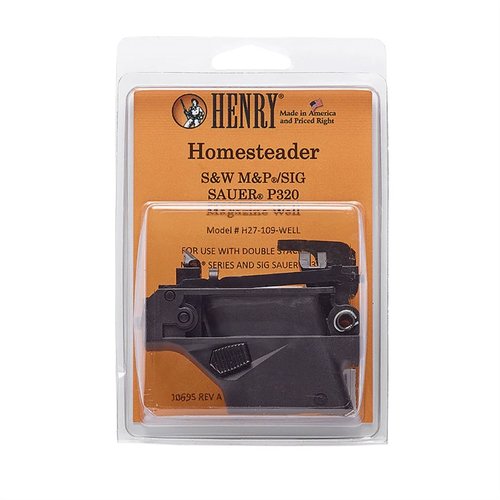 Konvertiere deinen Henry H027 mit dem 9MM Magazine Well Adaptor 🔧 für gängige Pistolenmagazine. Hol dir mehr Flexibilität beim Schießen!