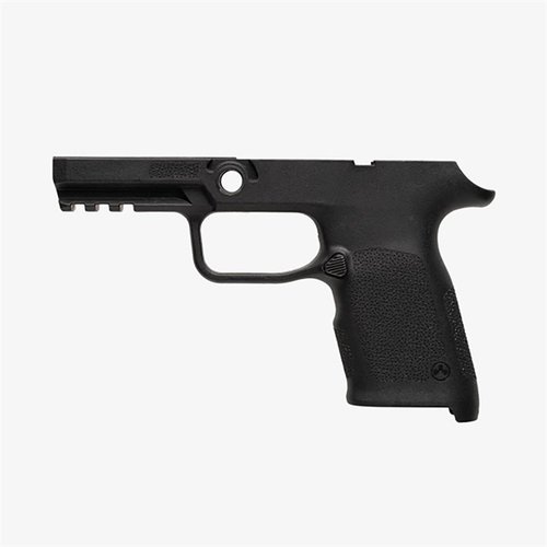 Hol dir den SIG P320 Compact EHG von Magpul! 🖤 Ergonomisches Design, Picatinny-Schiene und umkehrbarer Magazinrelease für optimalen Grip.