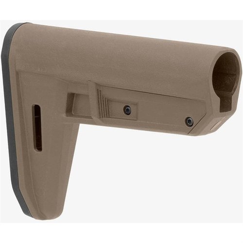 Der MOE TR MIL-SPEC Carbine Stock ist leicht, einfach zu installieren und anzupassen, mit einem innovativen Trigger Release und M-LOK Slots für Sling-Befestigungen.
