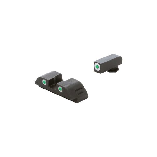 Verbessere deine Präzision mit dem AMERIGLO® Classic Tritium Sight Set für Glock® Gen 5! 🌟 Ideal bei allen Lichtverhältnissen.