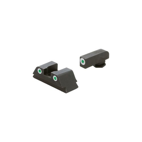Entdecke die AMERIGLO Classic Tritium Sight Set für Glock® 42, 43, 43X, 48! 🌟 Hervorragende Sichtbarkeit bei allen Lichtverhältnissen!