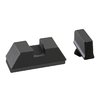 AMERIGLO 2L OPTIC COMP SIGHTS SERRATD FRONT .240"F /.315"R FOR GLOCK