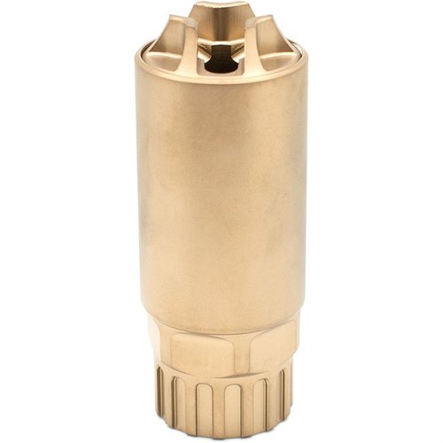 Der ICARUS BLAST DIFFUSER schützt deine Mündung, lenkt den Rückstoß nach vorne und ist kompatibel mit allen Rearden Mündungsgeräten – ideal für ungedämpftes Schießen!