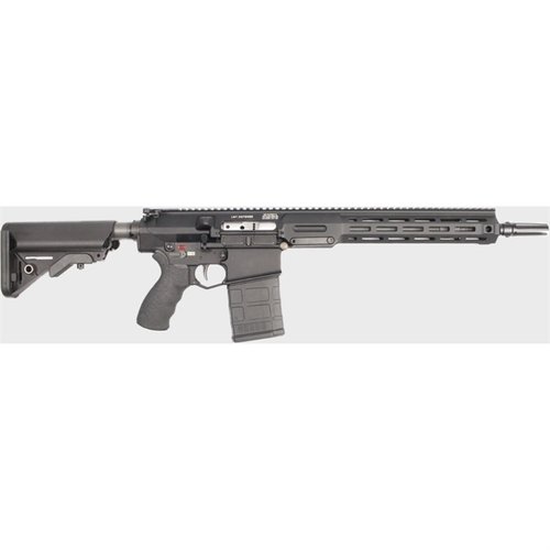 Die MARS-H Battle Rifle bietet ein leichtes 13,5" Laufdesign, eine monolithische Rail-Plattform und eine beidhändige Bedienung für optimale Flexibilität.