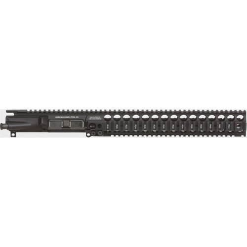 Entdecke die MRP-L QUAD 5.56MM Oberteil mit einem monolithischen Design aus geschmiedetem Aluminium, einfacher Montage und 5 QD Sling Swivel Befestigungen.