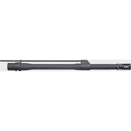 Die LMT MONOLITHIC 5.56X45 NATO Rifle Barrel bietet eine langlebige Chromoly-Bauweise, einen niedrigen Gasblock und eine 1:7" Drall für optimale Leistung.