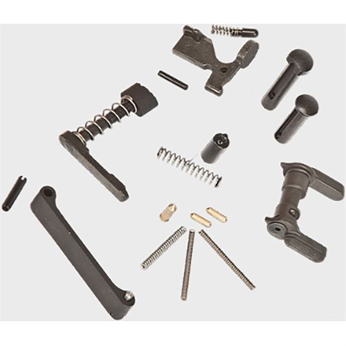 Vervollständige deinen Build mit dem LMT 5.56MM Lower Parts Kit, 100% amerikanisch, inklusive hochwertiger Komponenten für maximale Zuverlässigkeit.