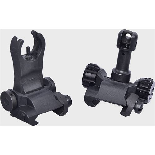 Die FLIP-UP BATTLE SIGHTS von LMT sind die ideale Backup-Lösung für deine 5.56mm & 7.62mm Gewehre, mit robuster Stahlkonstruktion und einfachem Windage-Anpassung.
