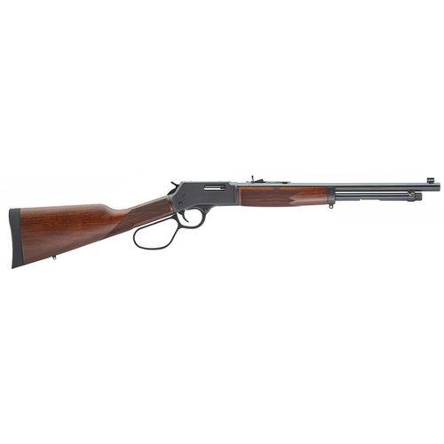 Die BIG BOY CLASSIC STEEL CARBINE 327 FEDERAL ist leicht, präzise und ideal für die Jagd, mit einem 16,5" Lauf und verstellbaren Visierungen für optimale Leistung.
