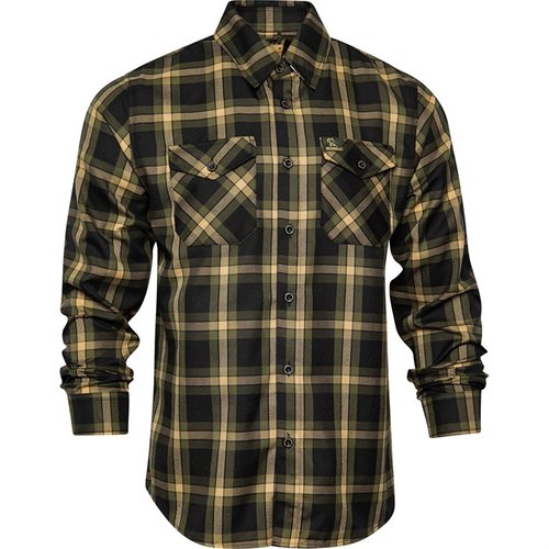 Die BROWNELLS PATERSON Flanell-Hemd mit D-Tech™-Material bietet Komfort, praktische Funktionen wie eine Mikrofasertuch und ist pflegeleicht ohne Bügeln.