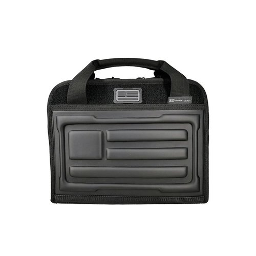Die EVA TACTICAL PISTOL CASE bietet maximalen Schutz mit gepolstertem Schaumstoff, weichem Fleece-Innenfutter und praktischen Tragegriffen für deine Abenteuer.
