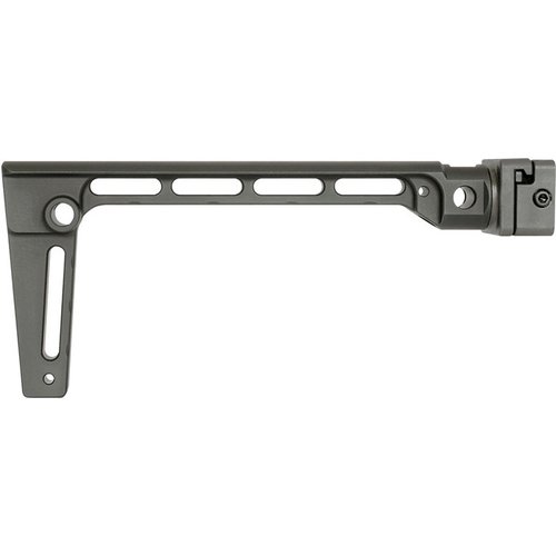 Das ARM BRACE SIDE FOLDING bietet eine robuste Konstruktion aus 4140 Stahl, eine stabile Verriegelung und 5 QD Sling-Anschlüsse für maximale Flexibilität.
