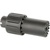 Der ALPHA BLAST DIVERTER aus 6061 Aluminium leitet den Mündungsblitz nach vorne, ist leicht, kompakt und in den USA hergestellt – ideal für M14X1LH / 24MM.
