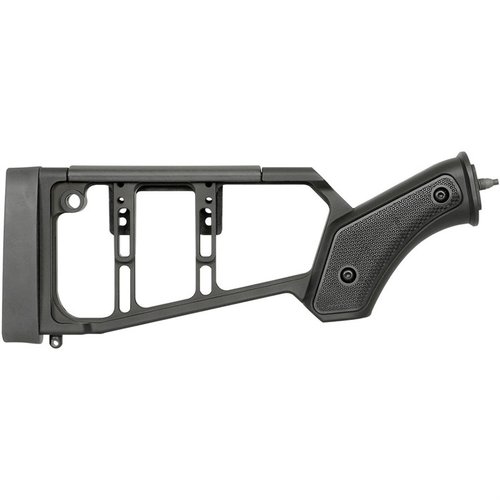 Der SHOTGUN STOCK für Beretta 1301 bietet eine verstellbare Polymer-Wangenauflage, reduziert den Rückstoß und ist mit M-LOK®-Slots für Zubehör ausgestattet.