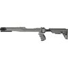 Der STRIKEFORCE GEN2 Stock für Ruger 10/22 bietet eine verstellbare, zusammenklappbare Schulterstütze, Picatinny-Schienen und ein rutschfestes Pistolengriffdesign.