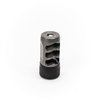 Der HELLFIRE TI Muzzle Brake bietet dir überlegene Leistung, ein leichtes Design aus Grau-Titan, einfache Montage und reduzierte Rückstoßkontrolle für dein Jagdgewehr.