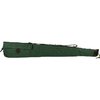 Der BOB ALLEN Canvas Shotgun Case bietet robusten, wasserabweisenden Canvas, weiche Flanellpolsterung, einen Ledertragegurt und ein praktisches Zubehörfach.