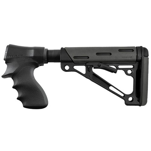 Der HOGUE® Buttstock Adapter für die Remington 870® bietet eine leichte, robuste Konstruktion, eine rutschfeste Schulterauflage und vielseitige Montagemöglichkeiten.