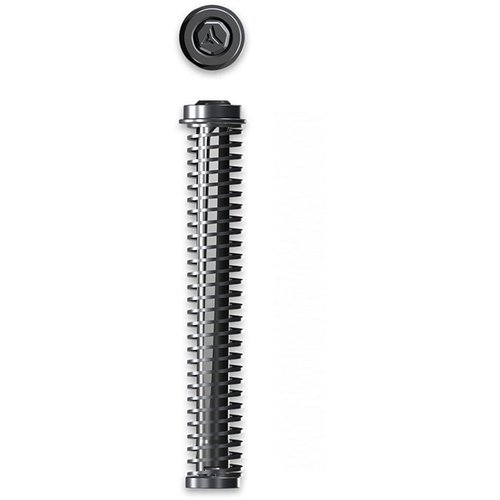 Der COMPRESSOR Quick-Tune Guide Rod für GLOCK 43/43X/48® bietet eine schraubenlose Konstruktion für sicheren Halt, weniger Reibung und eine langlebige Nitride-Oberfläche.