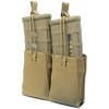 Die GBRS Group Double Rifle Magazine Pouch bietet MOLLE/BELT-Kompatibilität, abnehmbare Bungee-Retention und eine glatte Entnahme für AR-15/AK-47 Magazine.