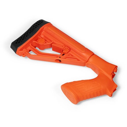 Das EX Performance Adjustable Pistol Grip Stock für Mossberg 500/590/88 bietet eine anpassbare Länge, einfache Montage und eine robuste Bauweise für optimale Leistung.