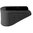 HOGUE OVERMOLDED GRIP EXT BASE PAD FOR GLOCK 42 .380 6RD MAGS BLK