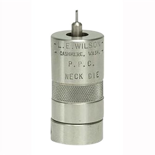Mit den L.E. WILSON STAINLESS NECK SIZING DIES kannst du die Halsgröße präzise steuern, was die Konzentrizität verbessert und die Lebensdauer des Messings verlängert.