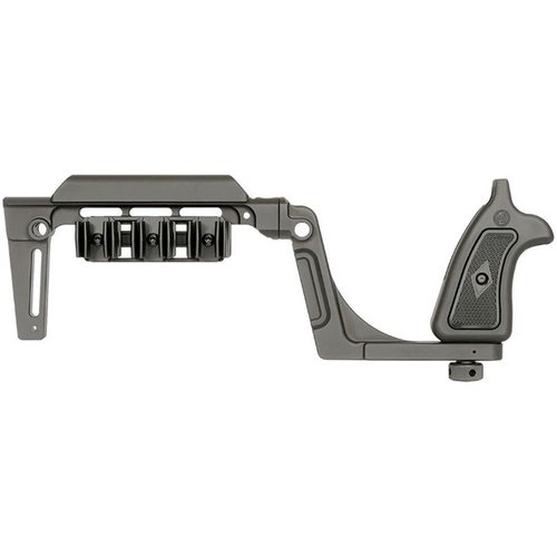 Die Bounty Hunter Brace für deinen Taurus Raging Hunter bietet verbesserte Stabilität, Komfort, einfache Demontage und mehrere Kontaktpunkte für präzises Schießen.