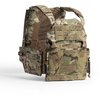 Der LV-120 Plate Carrier bietet eine anpassbare, robuste Lösung mit wasserdichtem Material, abnehmbaren Schulterriemen und Molle-Feldern für Zubehör.