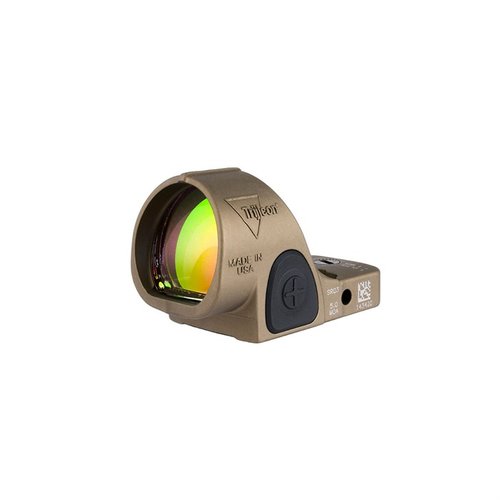 Der Trijicon SRO 5.0 MOA bietet ein großes Sichtfeld, eine klare Punktansicht und ist robust für den Einsatz auf Pistolen – ideal für präzises Schießen und schnelle Zielerfassung.