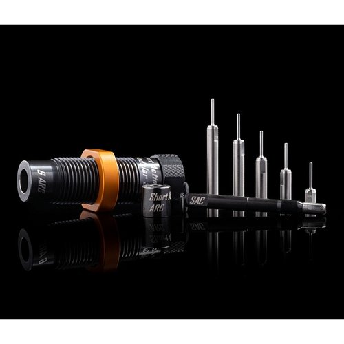 Das SAC Modular Sizing Die Kit bietet eine präzise Anpassung, minimiert das Laufverziehen und sorgt für exzellente Wiederholgenauigkeit bei der Hülsenbearbeitung.