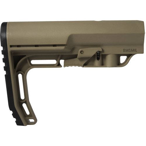 Der BATTLELINK Minimalist Mil-Spec Stock für AR-15 ist ultraleicht, bietet eine rutschfeste Buttpad, mehrere Sling Slots und optimalen Komfort für beide Hände.