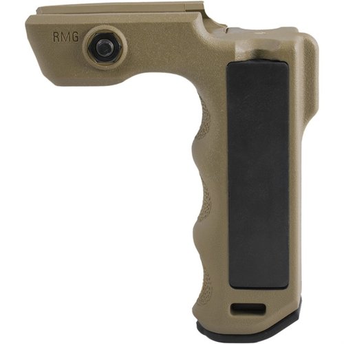 Der REACT MAGWELL GRIP bietet besseren Halt, schützt vor Verletzungen, hat Druckpads für beide Hände und ein wasserdichtes Fach für Zubehör.