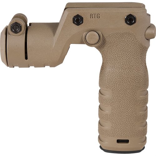 Der REACT TORCH AND VERTICAL GRIP kombiniert einen kompakten vertikalen Griff mit einer Beleuchtungshalterung für besseren Halt und Mündungskontrolle.