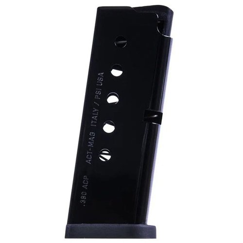 Das DB380 Magazin bietet dir eine zuverlässige 6-Schuss-Kapazität für .380 ACP, ideal für den täglichen Gebrauch und sorgt für eine schlanke Pistolenform.