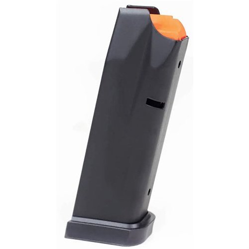 Die DBAM29 9MM LUGER Magazin mit flachem Boden bietet 12 Schuss für deine Sub Compact 9mm. Achtung: Nicht kompatibel mit dem micro-DB9!