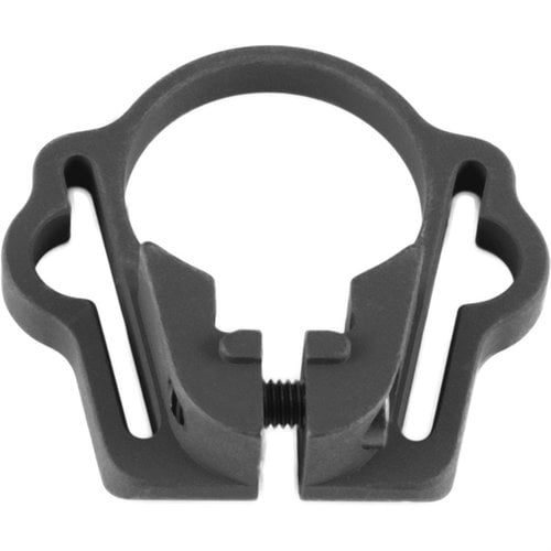 Der MISSION FIRST TACTICAL One Point Sling Mount ermöglicht eine einfache Montage ohne Tube-Entfernung, aus CNC-gefrästem Aluminium und in mattem Schwarz.