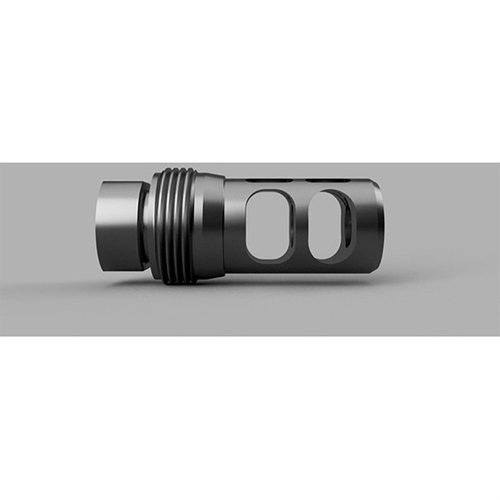 Der CORE ELITE OPERATIONS 5.56 NATO/9MM Suppressor Ready Muzzle Brake bietet dir optimale Rückstoßminderung und nahtlose Integration mit führenden Suppressoren.