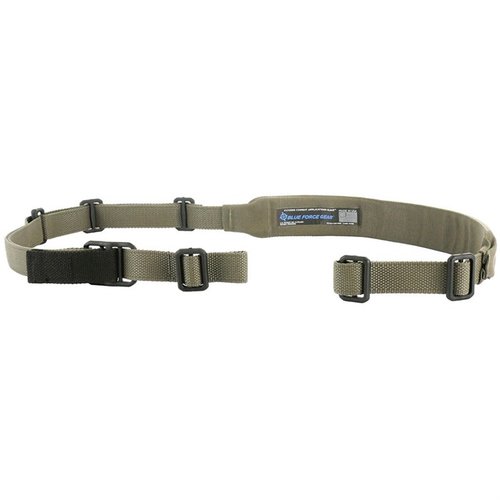 Der PADDED VICKERS SLING von BLUE FORCE GEAR bietet schnellen Übergang zwischen Tragen und Einsatz, ist gepolstert und anpassbar für verschiedene Waffen.