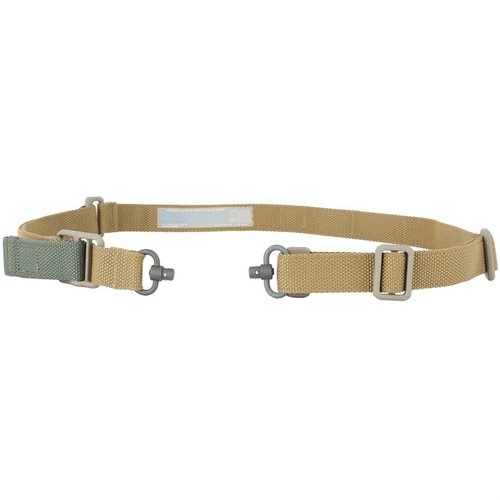 Der VICKERS 2-TO-1 Sling ermöglicht dir einen schnellen Wechsel zwischen 2-Punkt und 1-Punkt Modus dank des innovativen RED Swivel und Burnsed Socket.