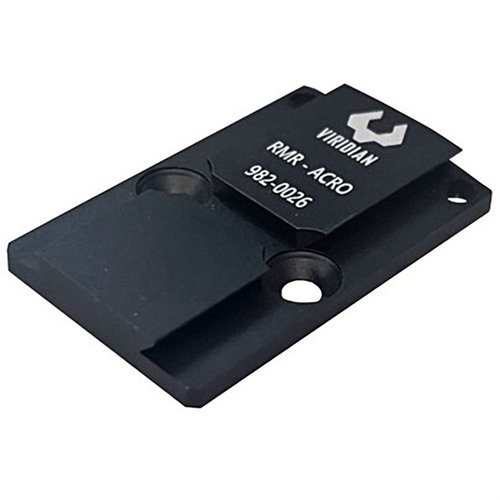 Der VIRIDIAN MOUNTING ADAPTER RMR für RFX 44/45 bietet eine langlebige, präzise Lösung aus 6061 Aluminium für deine geschlossene Emitter-Optik.