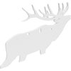 BIRCHWOOD CASEY AR500 3/8" SILHOUETTE / 3-HOLE / ELK