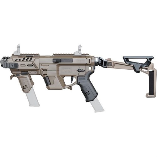 Mit dem P-IX+MG erhältst du eine modulare AR-Plattform für deine Glock, die Kontrolle, Stabilität und Anpassungsmöglichkeiten bietet – schnell und ohne Modifikationen!