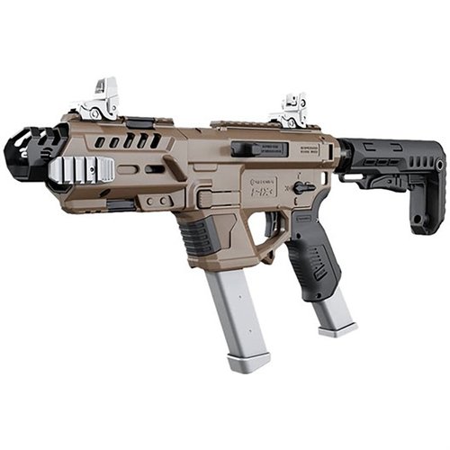 Die P-IX+ Plattform verwandelt deine Glock in ein leichtes, modulares AR-System mit schneller Montage, verbesserter Ergonomie und vielseitiger Zubehörkompatibilität.