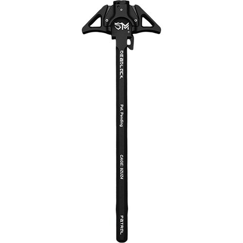 Der SENTRY MANUFACTURING DEADLOCK Charging Handle für AR-308/SR25 bietet maximale Zuverlässigkeit, eine patentierte Dual-Locking-Technologie und hervorragenden Grip.