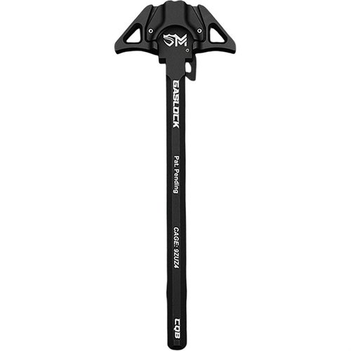 Der GASLOCK CQB Charging Handle für AR-15/M4 bietet höchste Zuverlässigkeit, verbesserte Ergonomie und reduzierte Gasblowback für optimale Kontrolle und Komfort.