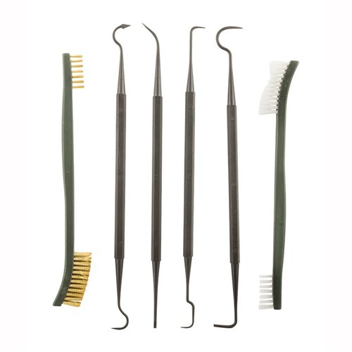 Verbessere deine Waffenreinigung mit dem Lyman Pick and Brush Set! 🛠️ Ideal für präzise Reinigung in engen Ecken. Ein Muss für jeden Waffenliebhaber!
